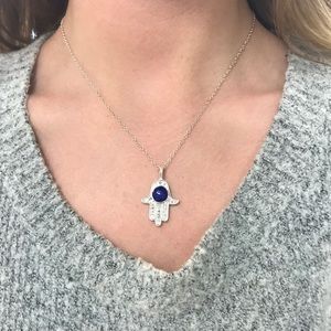 Anna Beck Sterling Silver Hamsa Necklace